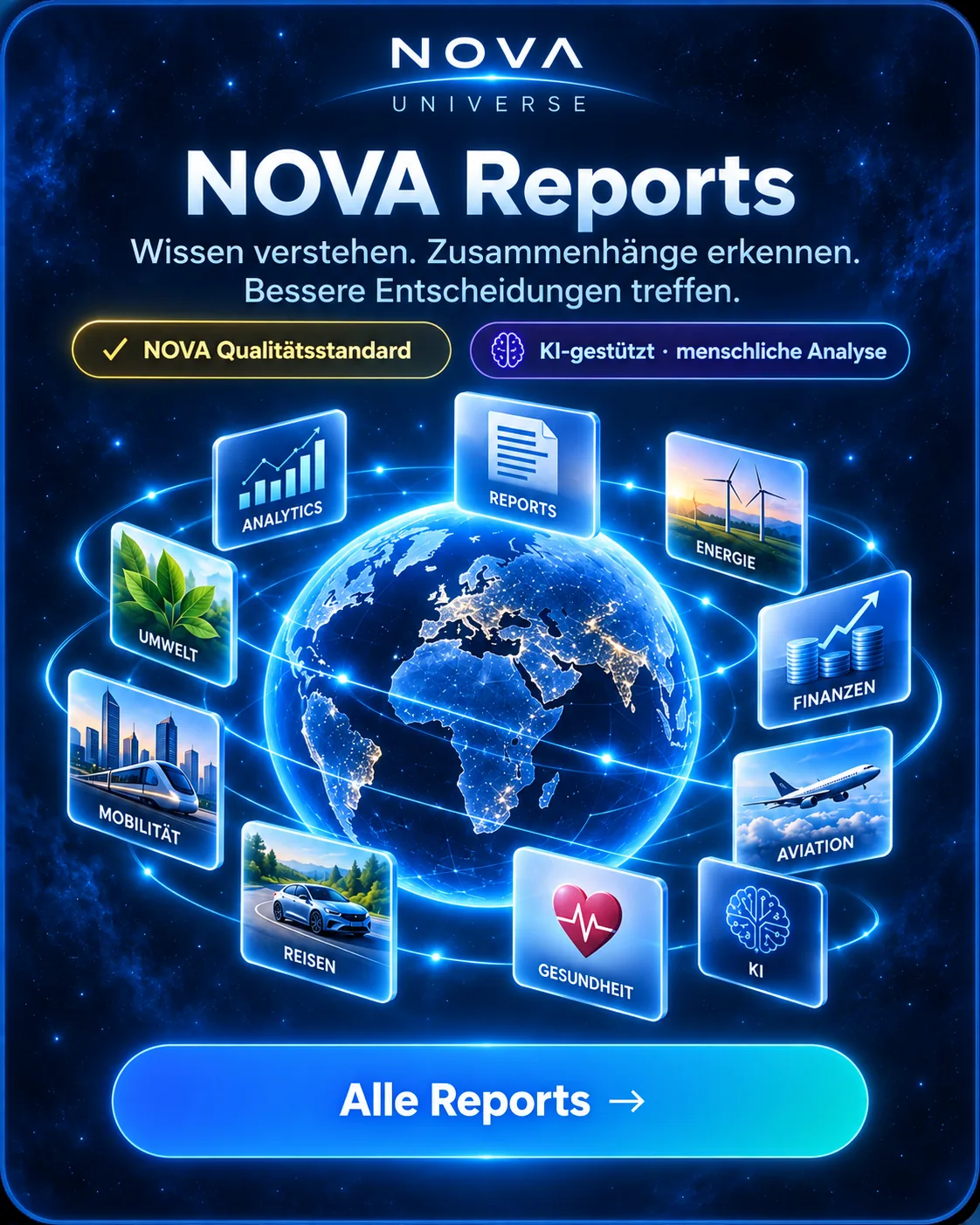 NOVA Reports – Wissen verstehen, Zusammenhänge erkennen, bessere Entscheidungen treffen